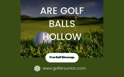 Are Golf Balls Hollow?