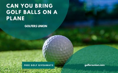 Can You Bring Golf Balls on a Plane?