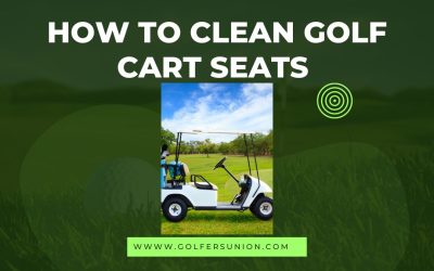 How to Clean Golf Cart Seats ?