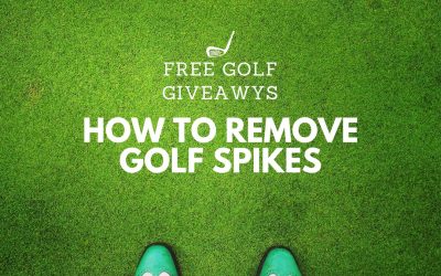 How to Remove Golf Spikes ?